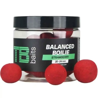 TB Baits Vyvážené Boilie Balanced + Atraktor Strawberry 20-24mm/100g