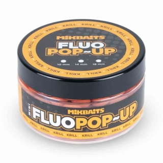 Mikbaits Mini Plovoucí boilie fluo Krill 10mm/100ml