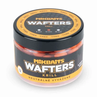 Mikbaits Vyvážené boilie Wafters Krill 12mm/150ml
