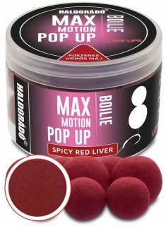 Haldorádó Max Motion Boilie Pop Up Spicy Red Liver 16,20mm/50g