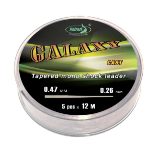 Katran Ujímaný šokový vlasec GALAXY CAST 0,28-0,47mm/5x12m