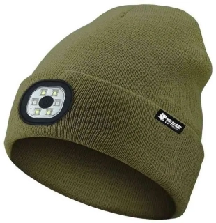 Holdcarp Čepice LED Light Beanie Green