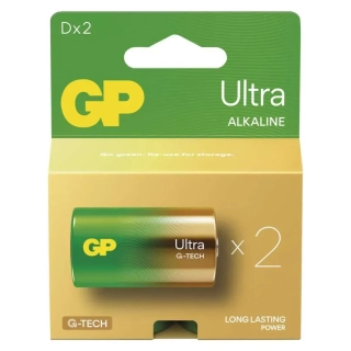 GP Alkalická baterie Ultra D - 2 ks