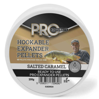 Sonubaits Hookable Pro Expander Pellets Salted Caramel 8mm/100g