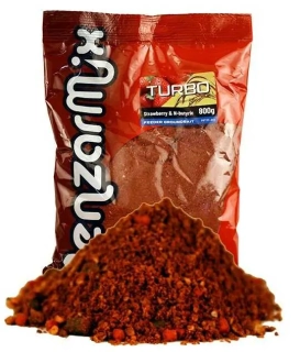 Benzar Mix Krmítková směs Turbo Feeder Groundbait Jahoda & Kyselina Máslová 800 g