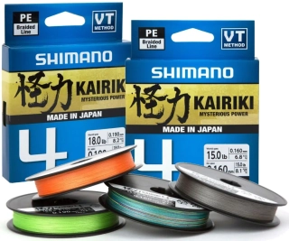 Shimano Pletená Šňůra Kairiki 4 Mantis Green /150m