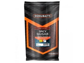 Sonubaits Pelety Spicy Sausage Halibut Pellets 3mm/900g