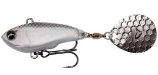 Savage Gear Umělá Nástraha Fat Tail Spin Sinking White Silver 8cm/24g