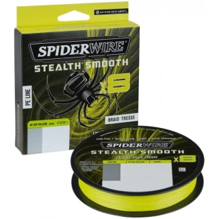 Spiderwire Splétaná Šňůra Stealth Smooth 8 Yellow /150m