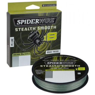 Spiderwire Splétaná Šňůra Stealth Smooth 8 Moss Green /150m