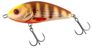 Salmo Wobler Fatso Sinking Spotted Brown Perch 8 cm