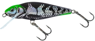 Salmo Wobler Perch Floating Holo Dark Green Head 8 cm