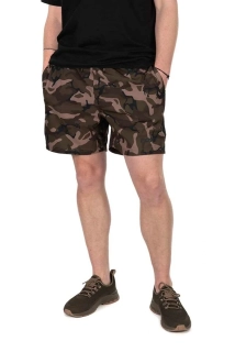 Fox Koupací kraťasy Black Camo LW Swim Shorts