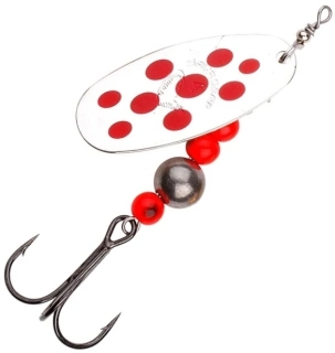 Savage Gear Třpytka Caviar Spinner Fluo Orange Silver #3/9,5g