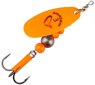 Savage Gear Třpytka Caviar Spinner Fluo Orange #3/9,5g