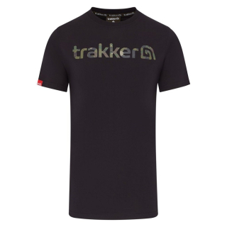 Trakker Tričko R Logo T-shirt Black Camo