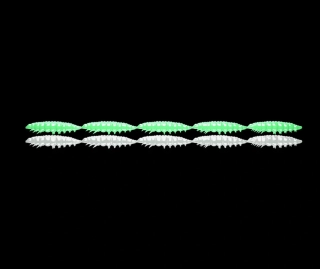 Libra Lures Larva Multi 5x25 - Glow UV green (Cheese) /5x5 ks