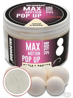 Haldorádó Max Motion Boilie Pop Up Maple & Banana 16,20mm/50g