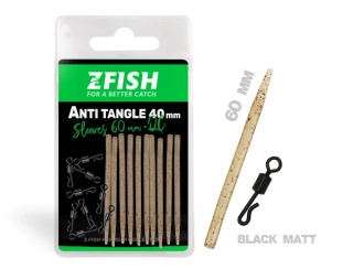 Zfish Sada převleků Anti Tangle Sleeves 60mm + Obratlík QC vel. 8/10 ks
