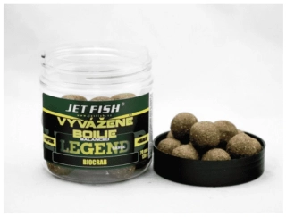 Jet Fish Legend Range Vyvážené boilies Biocrab 20mm/250ml