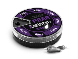 Delphin LEADS hruška s bužírkou sada 150g /1,0-4,0g