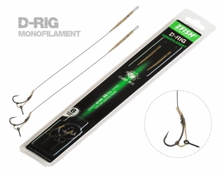 Zfish Návazec Monofilament D-Rig #4 /20 cm/2 ks