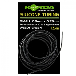 Korda Silikonová hadička Silicone Tube Weed Green 0,5mm/1,5m
